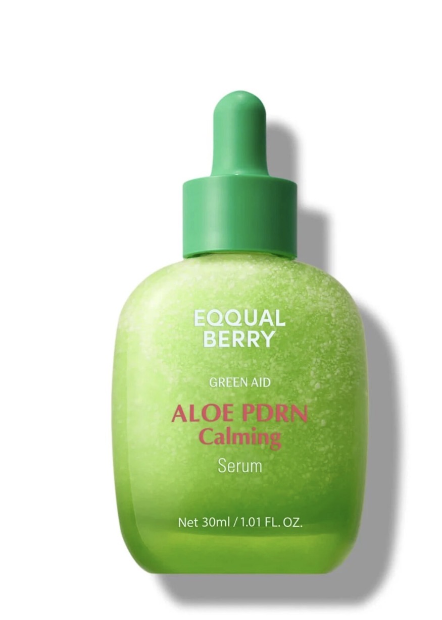 سرم ترمیم کننده، تسکین دهنده و ضد قرمزی اکوال بری EQQUAL BERRY مدل Aloe PDRN Calming حجم 30 میل