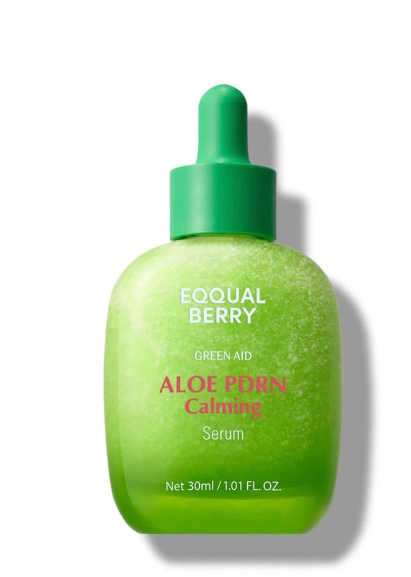 سرم ترمیم کننده، تسکین دهنده و ضد قرمزی اکوال بری EQQUAL BERRY مدل Aloe PDRN Calming حجم 30 میل