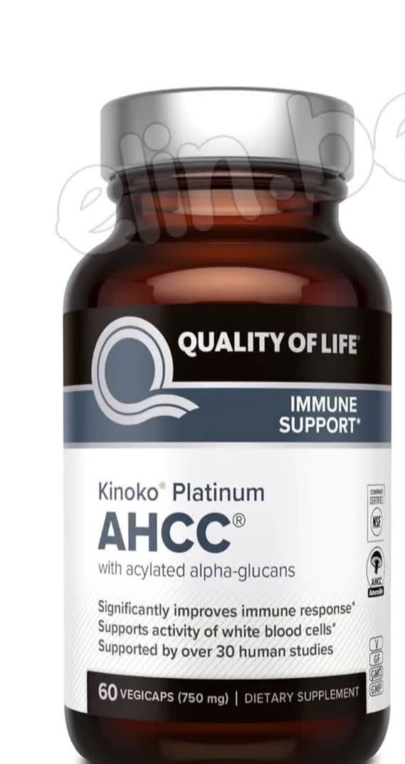 کپسول AHCC Kinoko Platinum کوالیتی آف لایف | مکمل تقویت سیستم