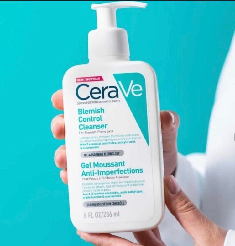 ژل شوینده ضد جوش و کنترل آکنه سراوی CeraVe مدل Blemish Control