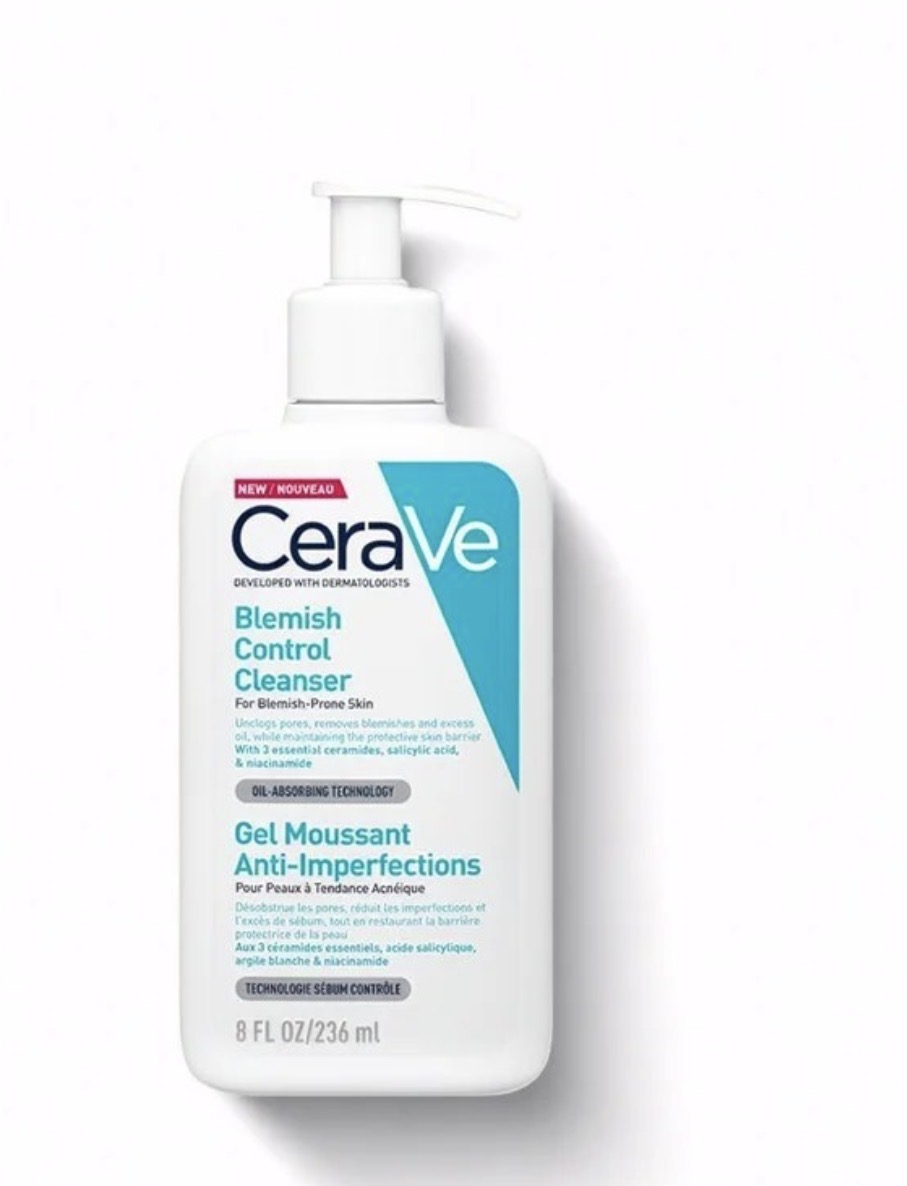 ژل شوینده ضد جوش و کنترل آکنه سراوی CeraVe مدل Blemish Control