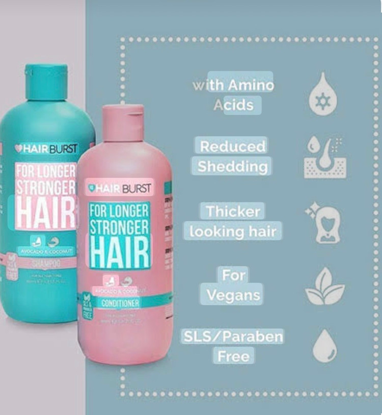 شامپو و نرم کننده هیربرست اصل | HAIRBUST Hair Growth | حجم ۳۵۰ میل